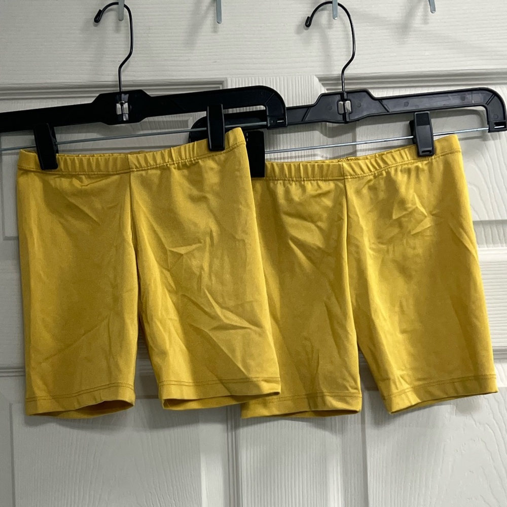 Lot of 2 Skinz Womens Yellow Swim Shorts - Size XS - EUC